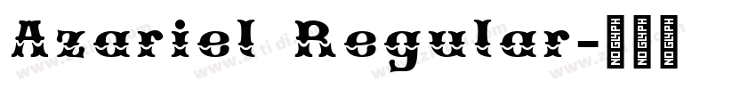 Azariel Regular字体转换